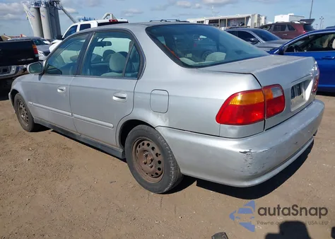 1999 Honda Civic Ex from USA, damaged, VIN 1HGEJ8647XL024334